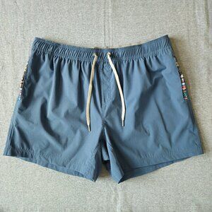 Wowie Mens Blue Linerless Flow 2.0 Mod Athletic Outdoor Shorts Size XL Active